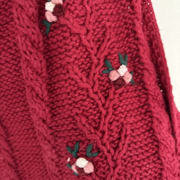 Vintage susan bristol new traditions sweater vest flowers womens 3W 3XL - Picture 3 of 6